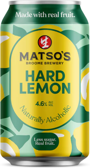 Matsos Hard Lemon Can 4X330ML