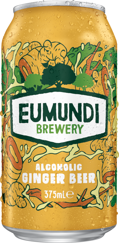 Eumundi Alcoholic Ginger Beer Can 1X375ML