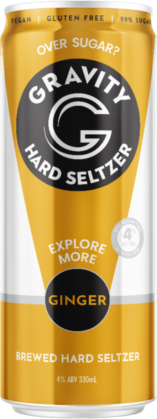 Gravity Seltzer Ginger Lime Can 1X330ML