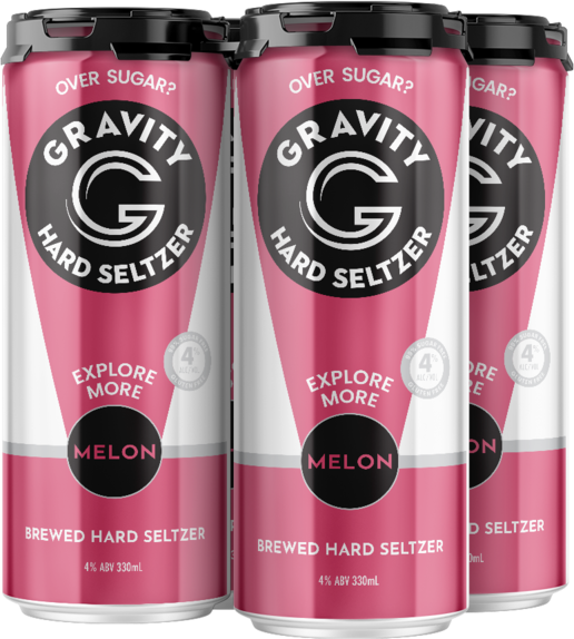 Gravity Seltzer Watermelon & Salty Lemon Can 4X330ML