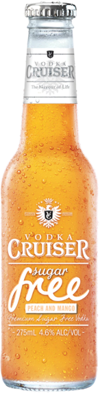  Vodka Cruiser No Sugar Peach & Mango Bottle 1X275ML