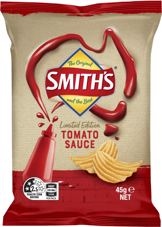 Smiths Crinkle Tomato Sauce 45GM
