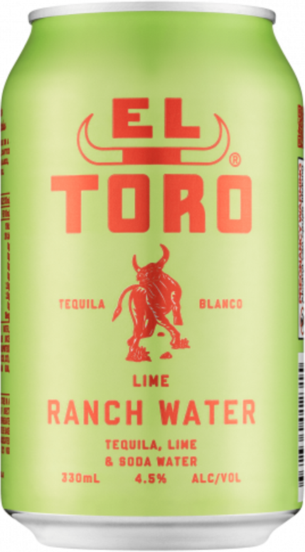 El Toro Lime Ranch Water Can 1X330ML