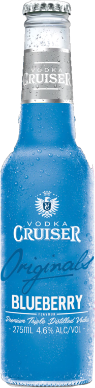 null Cruiser Vodka & Bold Blueberry Bottle 4X275ML
