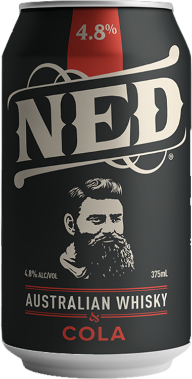 Ned Kelly Whisky & Cola 4.8% Can 4X440ML