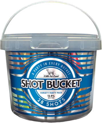 Little Fat Lamb Shot Bucket 28x30mL - Liquor Legends