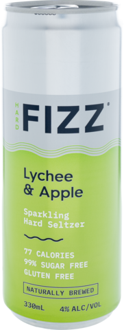 Hard Fizz Lychee & Apple Can 1X330ML