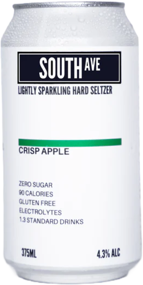 South Ave Apple Seltzer Can 1X375ML