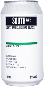South Ave Apple Seltzer Can 4X375ML