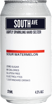South Ave Sour Watermelon Seltzer Can 4X375ML