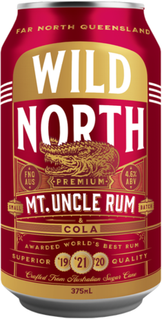 Wild North Mt Uncle Rum & Cola Can 1X375ML