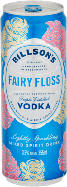 Billsons Vodka & Fairy Floss Can 24X355ML