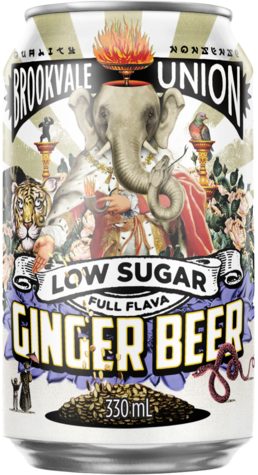 Brookvale Union Low Sugar Ginger Beer Can 1X330ML