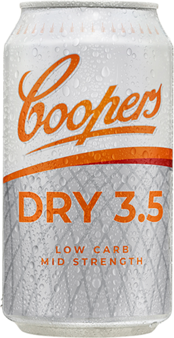 Coopers Dry 3.5% Can 6X375ML