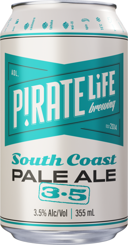 Pirate Life South Coast Pale Ale 3.5% Can 1X355ML