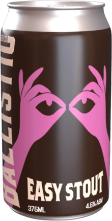Ballistic Easy Stout Can 24X375ML