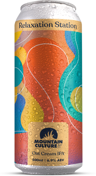 Mountain Culture Relaxation Station Oat Cream IPA Can 4X500ML