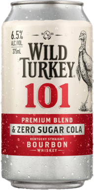 Wild Turkey Cola 101 & Zero Can 3X10X375ML