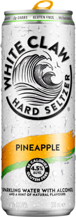 White Claw Seltzer Pineapple Can 4X330ML
