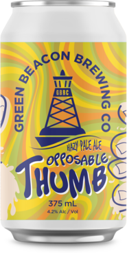 Green Beacon Opposable Thumb Hazy Pale Ale Can 4X375ML