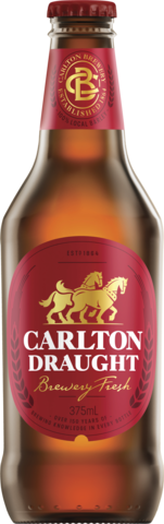  Carlton Draught Bottle 24X375ML
