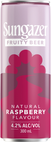 Sungazer Fruity Beer Raspberry Can 16X300ML