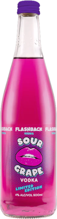 Flashback Vodka Sour Grape Btl 3X500ML