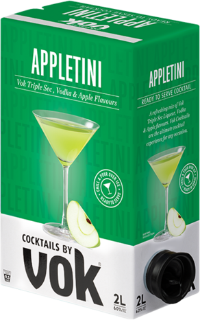 Vok Cocktail Appletini 2LT
