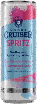 Vodka Cruiser Spritz Strawberry Soda Can 24X275ML