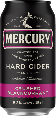 Mercury Hard Cider Blackcurrant Can 6X375ML 