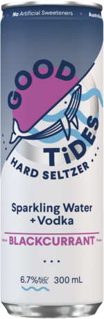 Good Tides Blackcurrant Seltzer 6.7% Can 4X330ML
