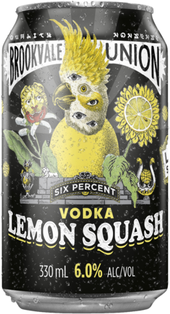 Brookvale Union Vodka & Lemon Squash Can 10X330ML
