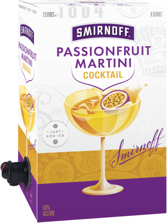 Smirnoff Passionfruit Martini 2LT