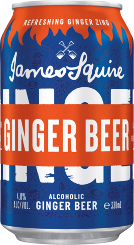 James Squire Ginger Beer Can 10X330ML