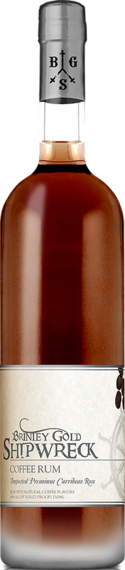 Brinley Shipwreck Coffee Rum 750ML