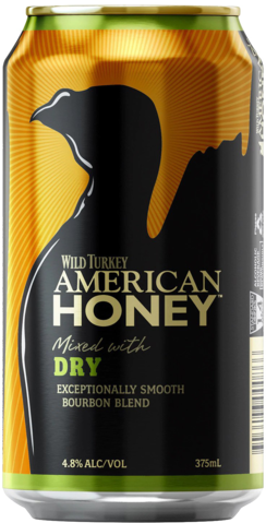 Wild Turkey American Honey & Dry Can 1X375ML