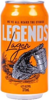 Townsville Brew Legends Lager Can 24X375ML