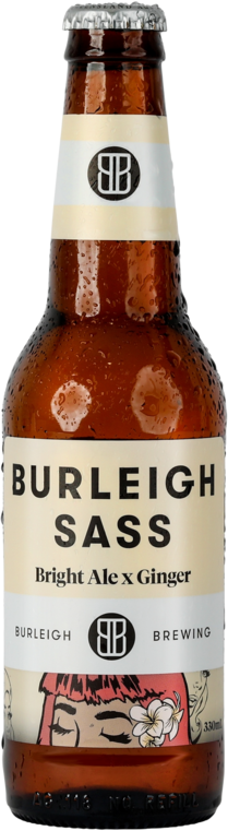 Burleigh Sass Bright Ale X Ginger Btl 6X330ML