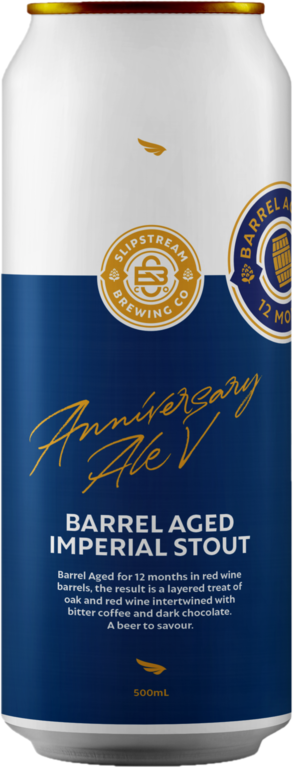 Slipstream Anniversay Ale V Imperial Stout Can 4X500ML