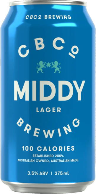 Cbco Middy Lager Can 6X375ML