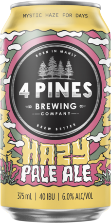 4 Pines Hazy Pale Can 24X375ML