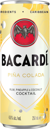 Bacardi Pina Colada Can 4X250ML