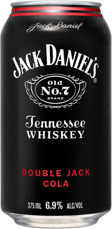 Jack Daniels Double Jack & Cola Can 10X375ML - Liquor Legends