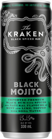 The Kraken Black Mojito Can 4X330ML