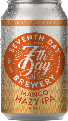 Seventh Day Hazy Mango IPA Can 1X375ML