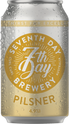 Seventh Day Pilsner Can 1X375ML