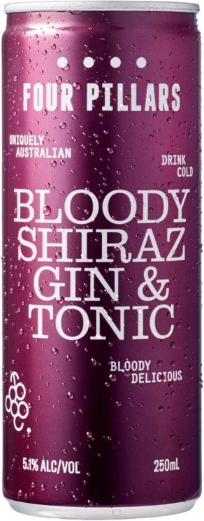 Four Pillars Blood Shiraz Gin & Tonic Can 1X250ML