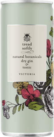 Tread Softly Dry Gin &Tonic Can 4X250ML