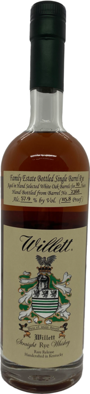 Willett 10YO 3 Bourbon 57.9% 700ML