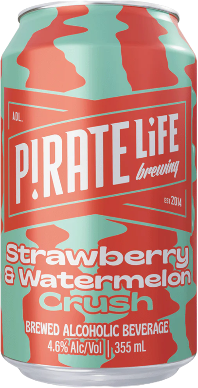 Pirate Life Watermelon Strawberry Crush Can 16X355ML